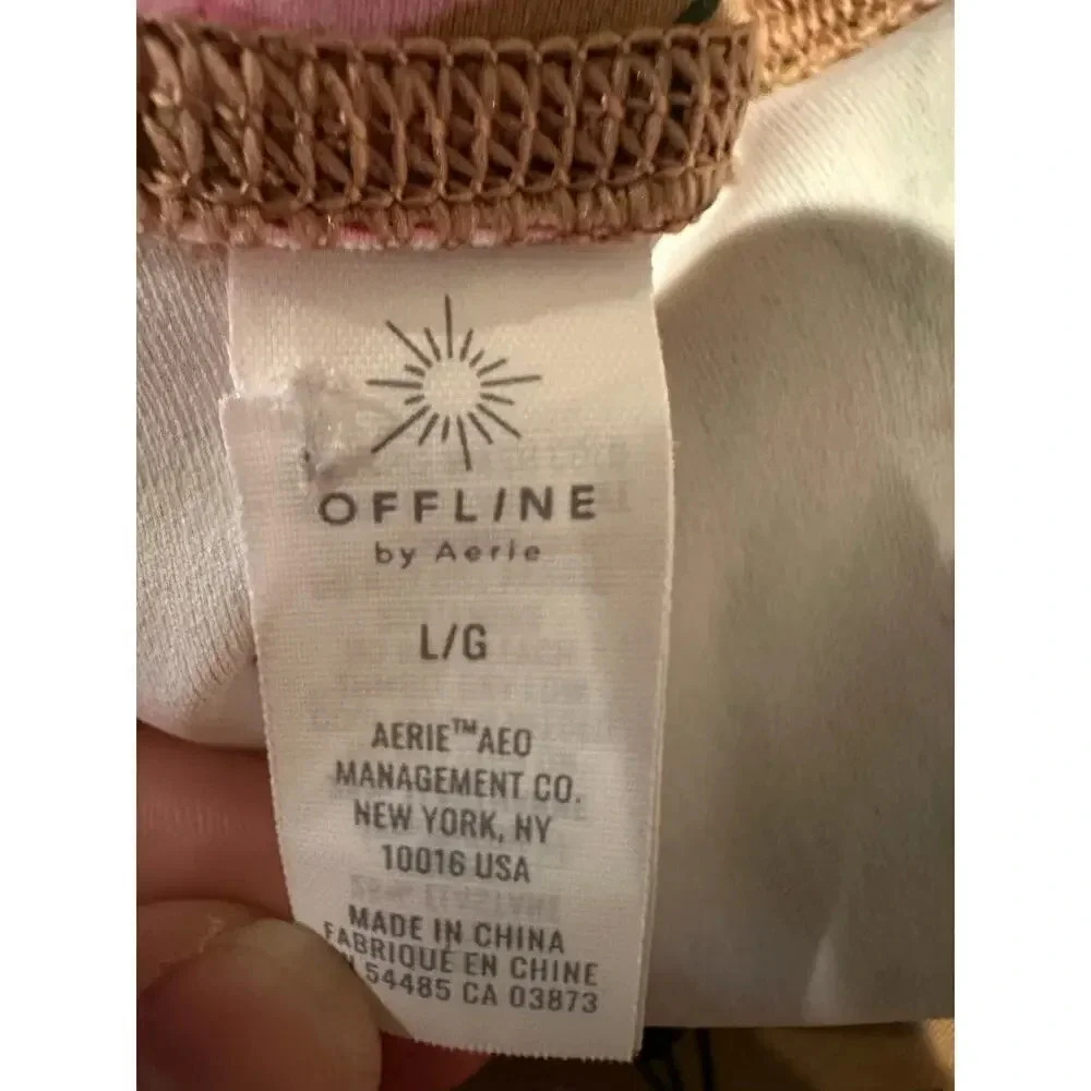 Aerie Floral Bike Short |‎ Size L - Picture 5 of 5